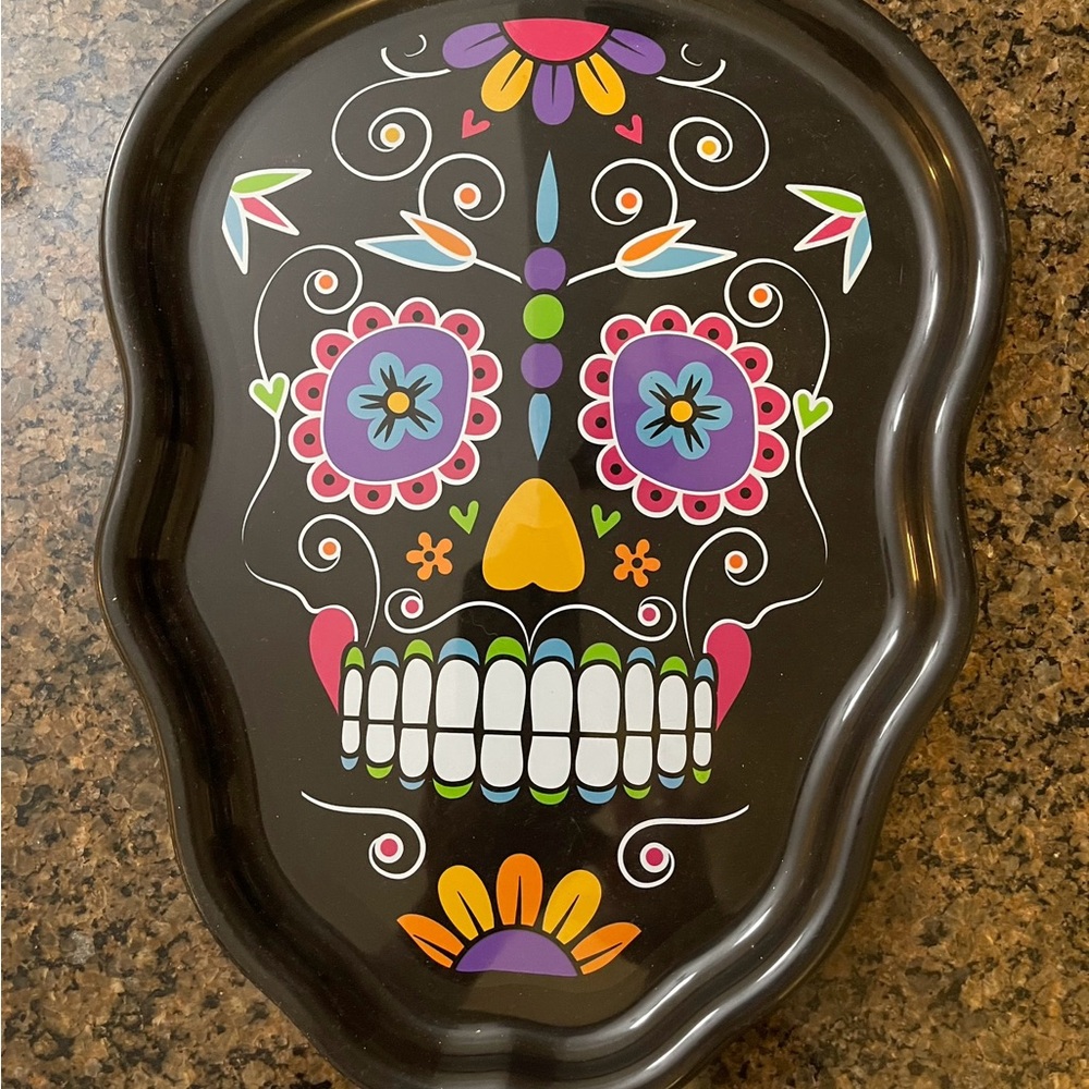 Dia de los Muertos /Sugar Skull Tray  NWT